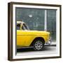 Cuba Fuerte Collection SQ - 615 Street and Yellow Car-Philippe Hugonnard-Framed Photographic Print