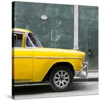 Cuba Fuerte Collection SQ - 615 Street and Yellow Car-Philippe Hugonnard-Stretched Canvas