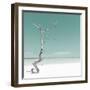 Cuba Fuerte Collection SQ - Alone on the White Sandy Beach - Pastel Green-Philippe Hugonnard-Framed Photographic Print