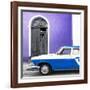 Cuba Fuerte Collection SQ - American Classic Car White and Blue-Philippe Hugonnard-Framed Photographic Print