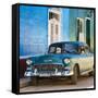 Cuba Fuerte Collection SQ - American Classic Car-Philippe Hugonnard-Framed Stretched Canvas