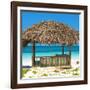 Cuba Fuerte Collection SQ - Beach Hut-Philippe Hugonnard-Framed Photographic Print