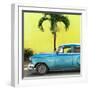 Cuba Fuerte Collection SQ - Beautiful Retro Blue Car-Philippe Hugonnard-Framed Photographic Print