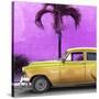 Cuba Fuerte Collection SQ - Beautiful Retro Golden Car-Philippe Hugonnard-Stretched Canvas