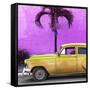 Cuba Fuerte Collection SQ - Beautiful Retro Golden Car-Philippe Hugonnard-Framed Stretched Canvas