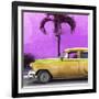 Cuba Fuerte Collection SQ - Beautiful Retro Golden Car-Philippe Hugonnard-Framed Photographic Print