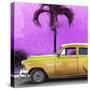 Cuba Fuerte Collection SQ - Beautiful Retro Golden Car-Philippe Hugonnard-Stretched Canvas