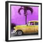 Cuba Fuerte Collection SQ - Beautiful Retro Golden Car-Philippe Hugonnard-Framed Photographic Print
