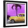 Cuba Fuerte Collection SQ - Beautiful Retro Golden Car-Philippe Hugonnard-Framed Photographic Print