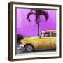 Cuba Fuerte Collection SQ - Beautiful Retro Golden Car-Philippe Hugonnard-Framed Premium Photographic Print