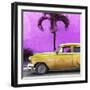 Cuba Fuerte Collection SQ - Beautiful Retro Golden Car-Philippe Hugonnard-Framed Premium Photographic Print