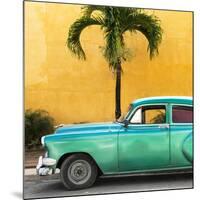 Cuba Fuerte Collection SQ - Beautiful Retro Green Car-Philippe Hugonnard-Mounted Photographic Print