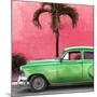 Cuba Fuerte Collection SQ - Beautiful Retro Green Car-Philippe Hugonnard-Mounted Photographic Print