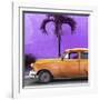 Cuba Fuerte Collection SQ - Beautiful Retro Orange Car-Philippe Hugonnard-Framed Photographic Print