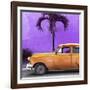 Cuba Fuerte Collection SQ - Beautiful Retro Orange Car-Philippe Hugonnard-Framed Photographic Print