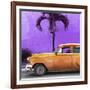 Cuba Fuerte Collection SQ - Beautiful Retro Orange Car-Philippe Hugonnard-Framed Photographic Print