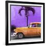 Cuba Fuerte Collection SQ - Beautiful Retro Orange Car-Philippe Hugonnard-Framed Photographic Print