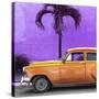 Cuba Fuerte Collection SQ - Beautiful Retro Orange Car-Philippe Hugonnard-Stretched Canvas
