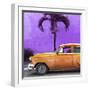 Cuba Fuerte Collection SQ - Beautiful Retro Orange Car-Philippe Hugonnard-Framed Photographic Print