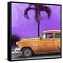 Cuba Fuerte Collection SQ - Beautiful Retro Orange Car-Philippe Hugonnard-Framed Stretched Canvas