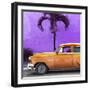 Cuba Fuerte Collection SQ - Beautiful Retro Orange Car-Philippe Hugonnard-Framed Premium Photographic Print