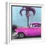 Cuba Fuerte Collection SQ - Beautiful Retro Pink Car-Philippe Hugonnard-Framed Photographic Print