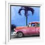 Cuba Fuerte Collection SQ - Beautiful Retro Red Car-Philippe Hugonnard-Framed Photographic Print