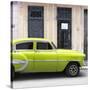 Cuba Fuerte Collection SQ - Bel Air Classic Lime Green Car-Philippe Hugonnard-Stretched Canvas