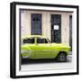 Cuba Fuerte Collection SQ - Bel Air Classic Lime Green Car-Philippe Hugonnard-Framed Photographic Print