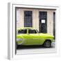 Cuba Fuerte Collection SQ - Bel Air Classic Lime Green Car-Philippe Hugonnard-Framed Photographic Print