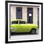 Cuba Fuerte Collection SQ - Bel Air Classic Lime Green Car-Philippe Hugonnard-Framed Photographic Print