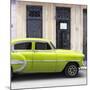 Cuba Fuerte Collection SQ - Bel Air Classic Lime Green Car-Philippe Hugonnard-Mounted Photographic Print