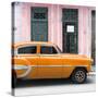 Cuba Fuerte Collection SQ - Bel Air Classic Orange Car-Philippe Hugonnard-Stretched Canvas