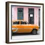 Cuba Fuerte Collection SQ - Bel Air Classic Orange Car-Philippe Hugonnard-Framed Photographic Print