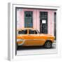 Cuba Fuerte Collection SQ - Bel Air Classic Orange Car-Philippe Hugonnard-Framed Photographic Print