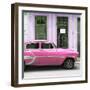 Cuba Fuerte Collection SQ - Bel Air Classic Pink Car-Philippe Hugonnard-Framed Photographic Print
