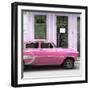 Cuba Fuerte Collection SQ - Bel Air Classic Pink Car-Philippe Hugonnard-Framed Photographic Print