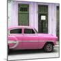 Cuba Fuerte Collection SQ - Bel Air Classic Pink Car-Philippe Hugonnard-Mounted Photographic Print