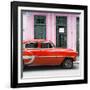 Cuba Fuerte Collection SQ - Bel Air Classic Red Car-Philippe Hugonnard-Framed Photographic Print