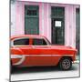 Cuba Fuerte Collection SQ - Bel Air Classic Red Car-Philippe Hugonnard-Mounted Photographic Print