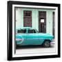 Cuba Fuerte Collection SQ - Bel Air Classic Turquoise Car-Philippe Hugonnard-Framed Photographic Print