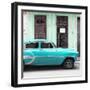 Cuba Fuerte Collection SQ - Bel Air Classic Turquoise Car-Philippe Hugonnard-Framed Photographic Print