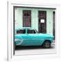 Cuba Fuerte Collection SQ - Bel Air Classic Turquoise Car-Philippe Hugonnard-Framed Photographic Print