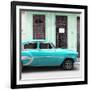 Cuba Fuerte Collection SQ - Bel Air Classic Turquoise Car-Philippe Hugonnard-Framed Photographic Print