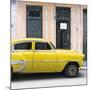 Cuba Fuerte Collection SQ - Bel Air Classic Yellow Car-Philippe Hugonnard-Mounted Photographic Print