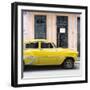 Cuba Fuerte Collection SQ - Bel Air Classic Yellow Car-Philippe Hugonnard-Framed Photographic Print
