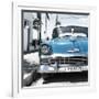 Cuba Fuerte Collection SQ - Blue Chevy-Philippe Hugonnard-Framed Photographic Print