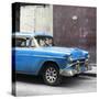 Cuba Fuerte Collection SQ - Blue Chevy-Philippe Hugonnard-Stretched Canvas