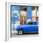 Cuba Fuerte Collection SQ - Blue Classic American Car-Philippe Hugonnard-Framed Photographic Print