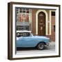 Cuba Fuerte Collection SQ - Blue Classic Car in Havana-Philippe Hugonnard-Framed Photographic Print